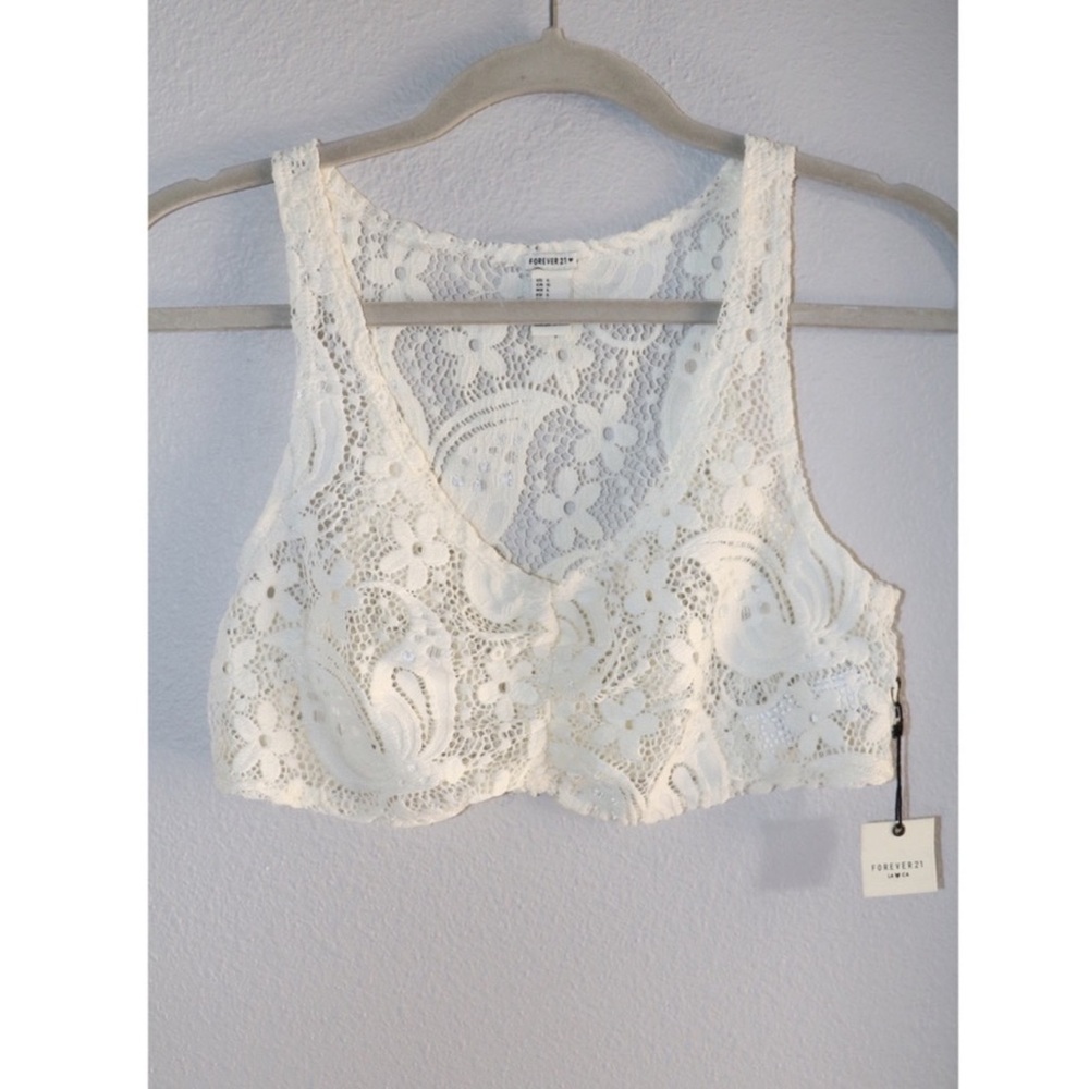 Forever 21 Lace Bralette Crop Top
